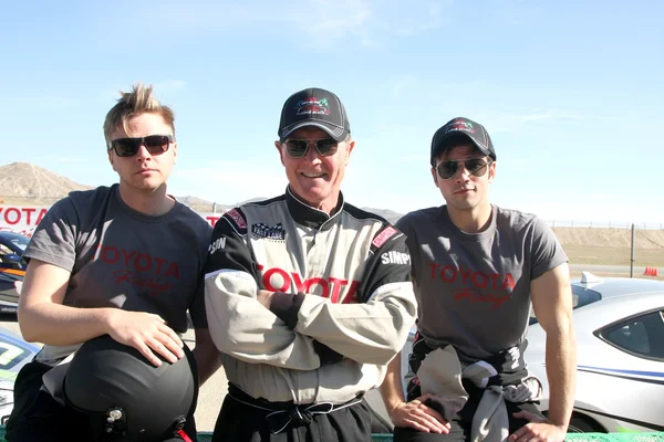 Brett Davern, Robert Patrick, Nathan Kress — Fotografia de Stock