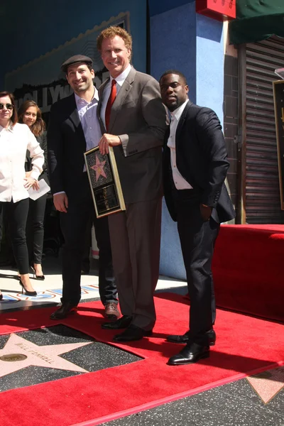 Etan Cohen, Will Ferrell, Kevin Hart — Stockfoto