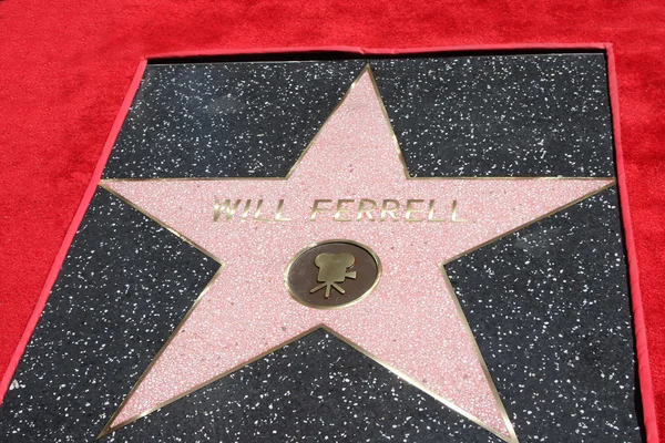 Звезда Уилла Феррелла — стоковое фото