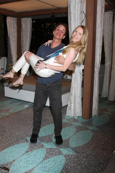 Christian Leblanc, Lauralee Bell — Foto de Stock