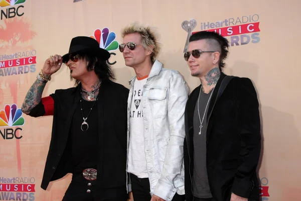 Nikki Sixx, James Michael, Dj Ashba — Foto Stock