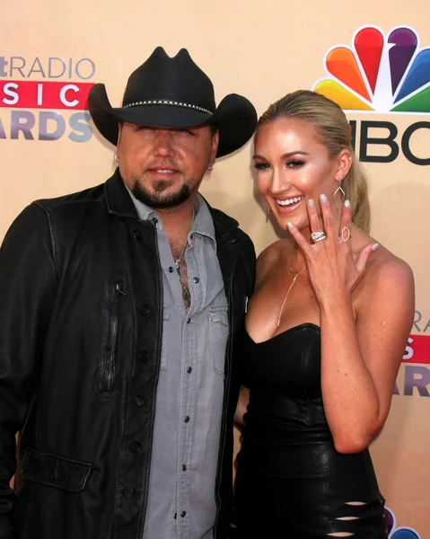 Jason Aldean, Brittany Kerr — Zdjęcie stockowe