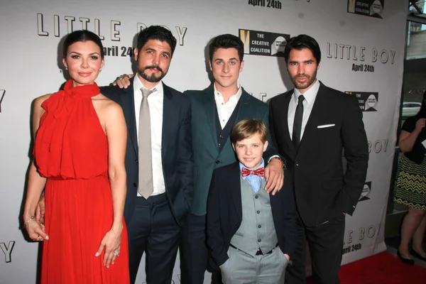 Ali Landry, Alejandro Gomez Monteverde, David Henrie, Jakob Salvati, Eduardo Verastegui — Zdjęcie stockowe