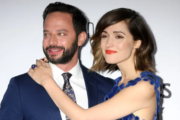 Nick Kroll, Rose Byrne — Fotografia de Stock