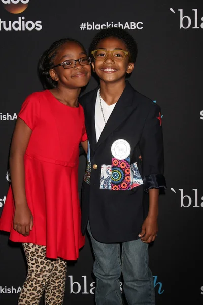 Marsai Martin, Miles Brown — Stock Photo, Image