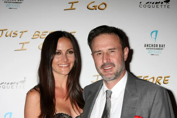 Christina McLarty, David Arquette — Stock Photo, Image