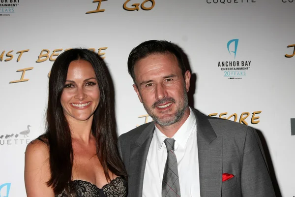 Christina Mclarty, David Arquette — Stock fotografie