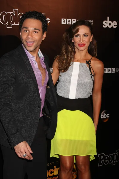 Corbin Bleu, Karina Smirnoff — Foto Stock