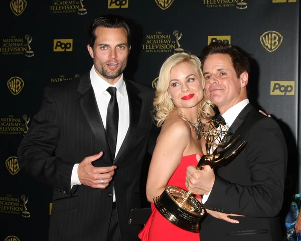 Scott Elrod, Jessica Collins, Christian Leblanc — Foto Stock