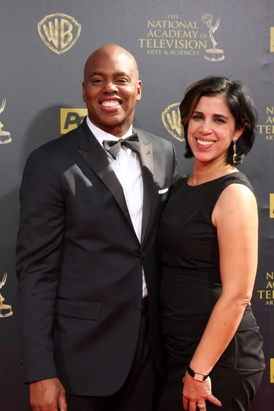 Kevin Frazier, esposa —  Fotos de Stock