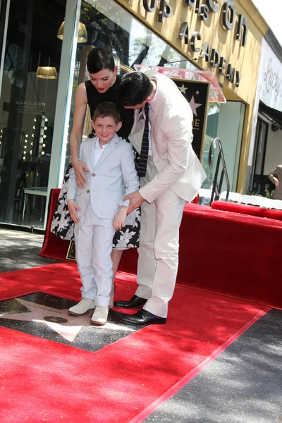 Julianna Margulies, Kieran Lieberthal, Keith Lieberthal — Stock Photo, Image