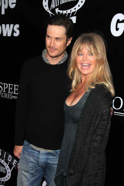 Oliver Hudson, Goldie Hawn — Stock fotografie