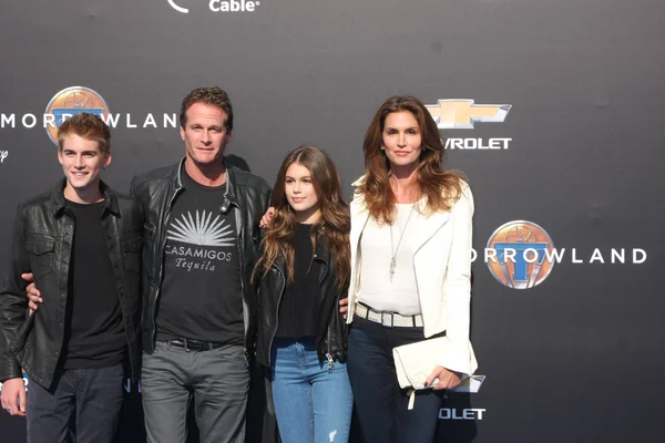 Presley Gerber, Rande Gerber, Kaia Gerber, Cindy Crawford — Foto de Stock