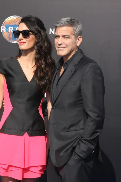 Amal Alamuddin Clooney, George Clooney — Stok fotoğraf