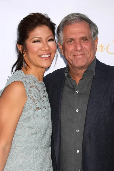 줄리 첸, Les Moonves — 스톡 사진