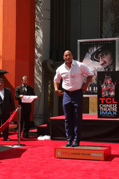 Dwayne Johnson, La Roccia — Foto Stock