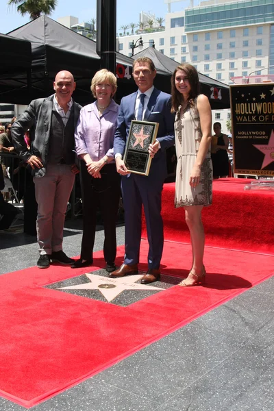 Michael Symon, Brooke Johnson, Bobby Flay, Sophie esfolar — Fotografia de Stock