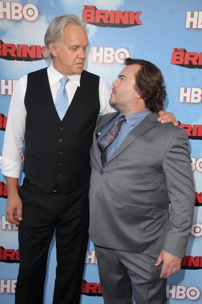 Tim Robbins, Jack Black — Stock Photo, Image