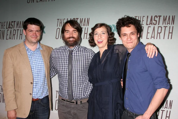 Christopher Miller, Will Forte, Kristen Schaal, Phil Lord — Stock Photo, Image