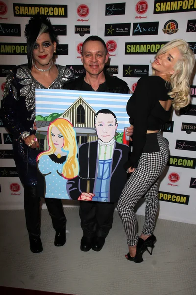 Courtney Stodden, Doug Hutchison, Sham Ibrahim — Stock Photo, Image