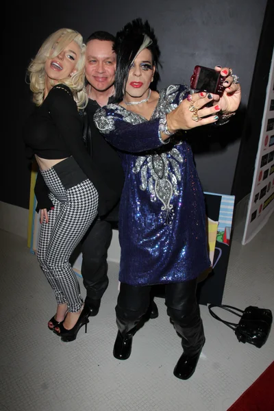 Courtney stodden, doug hutchison, podvod ibrahim — Stock fotografie