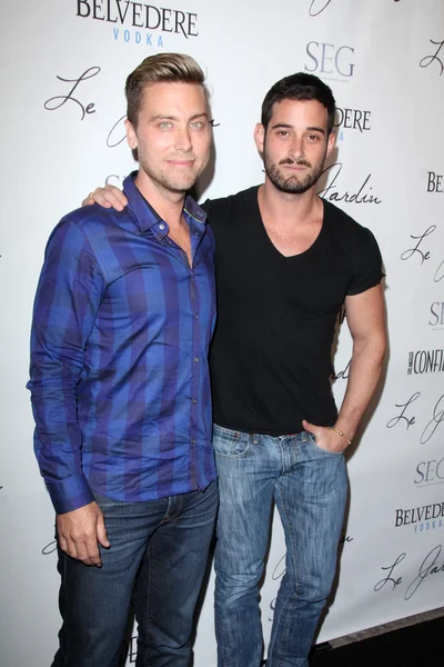 Lance bass, michael turchin — Foto de Stock