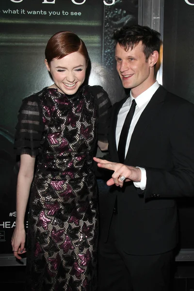 Karen gillan, matt smith — Foto Stock