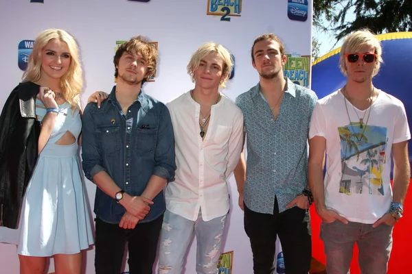 R5, rydel lynchar, ellington ratliff, ross lynchar, rocky lynchar, riker lynch — Stockfoto