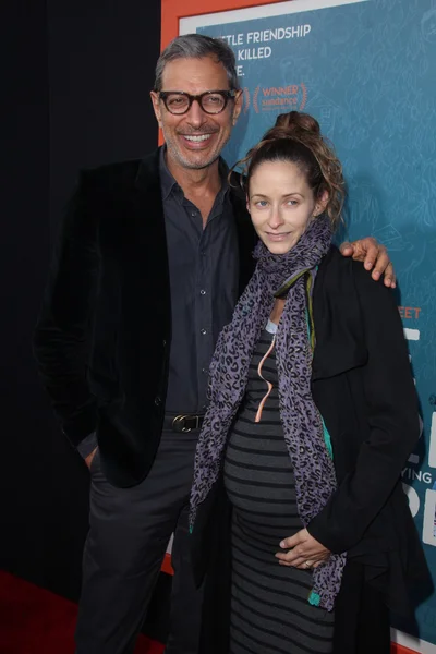 Jeff goldblum, emilie livingston — Stock fotografie