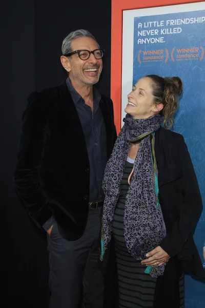 Jeff Goldblum, Emilie Livingston — Stock Photo, Image