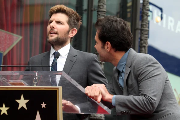 Adam Scott, Paul Rudd — Stock Photo, Image