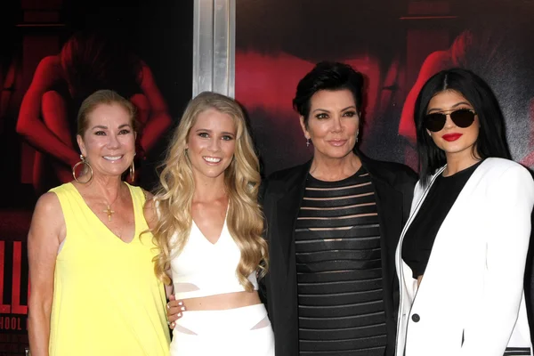 Kathie Lee Gifford, Cassidy Gifford, Kris Jenner, Kylie Jenner — Zdjęcie stockowe