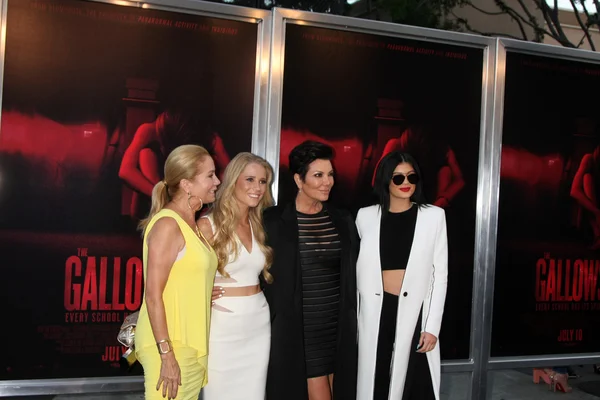 Kathie Lee Gifford, Cassidy Gifford, Kris Jenner, Kylie Jenner — Zdjęcie stockowe