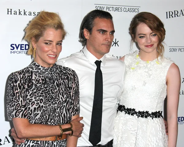 Parker Posey, Joaquin Phoenix, Emma Stone — Stockfoto