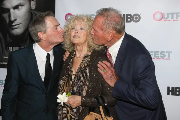 Allan Glaser, Connie Stevens, Tab Hunter — Stockfoto