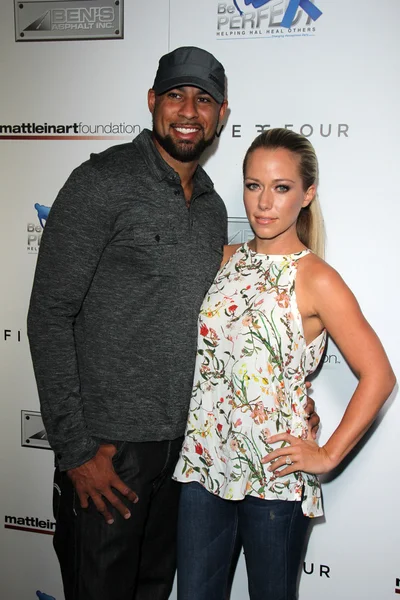 Kendra Wilkinson, Hank Baskett — Stock Photo, Image