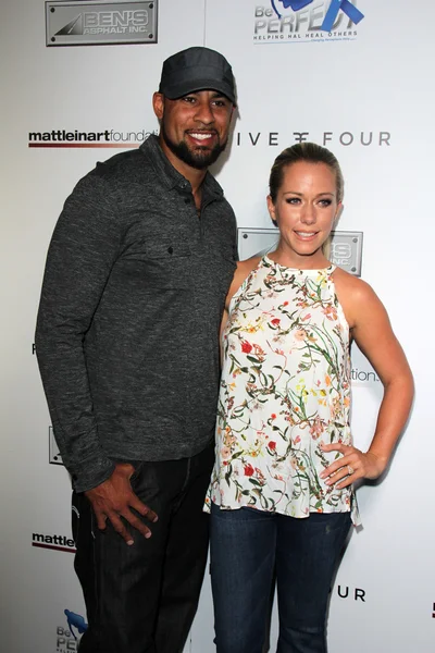 Kendra Wilkinson, Hank Baskett — Stock Photo, Image