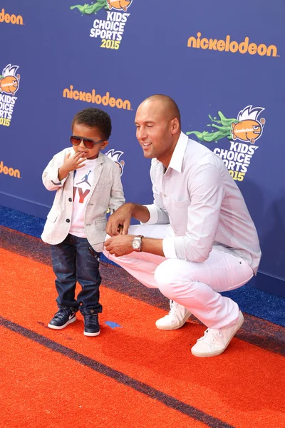 Jalen Jeter, Derek Jeter — Foto Stock