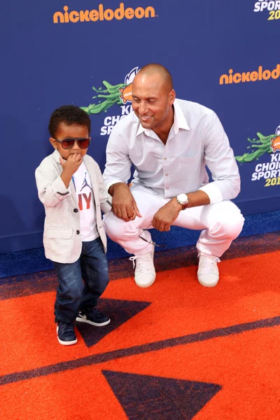 Jalen Jeter, Derek Jeter — Foto Stock