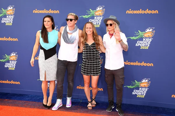 Ali Krieger, Abby Wambach, Christie Rampone, Ashlyn Harris — 스톡 사진