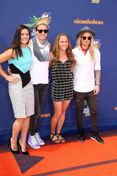 Ali Krieger, Abby Wambach, Christie Rampone, Ashlyn Harris — Stock Photo, Image