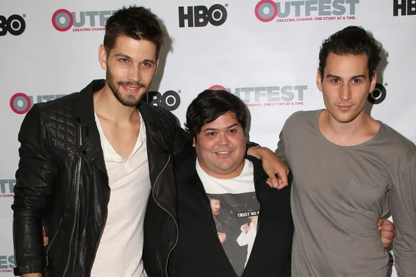 Ryan Ward, Harvey Guillen, John Garet Stoker — Stockfoto