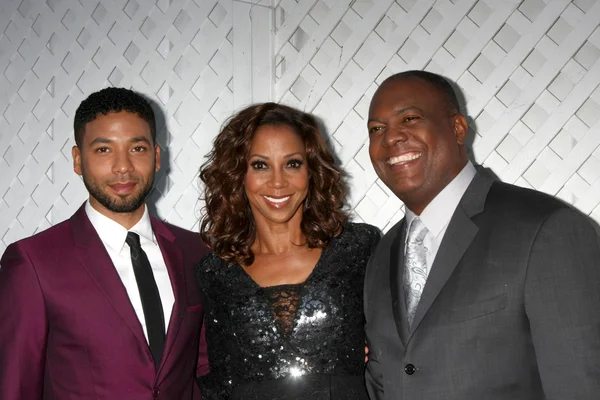 Carlo Smollett, Holly Robinson Peete, Rodney Peete — Foto Stock