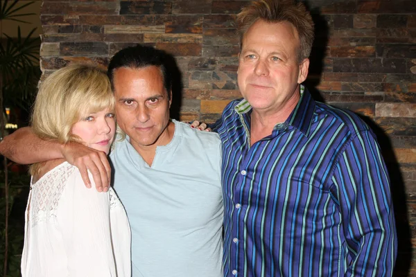 Maura West, Maurice Bernard, Kin Shriner — Stock Photo, Image