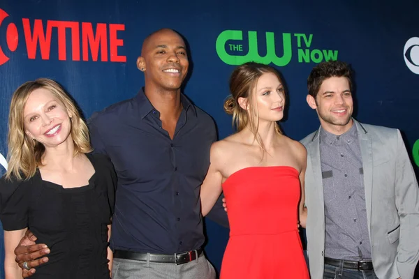 Calista Flockhart, Mehcad Brooks, Melissa Benoist, Jeremy Jordan — Zdjęcie stockowe