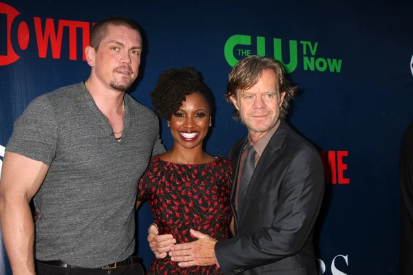 Steve Howey, Shanola Hampton, WIlliam H Macy — Stock Photo, Image