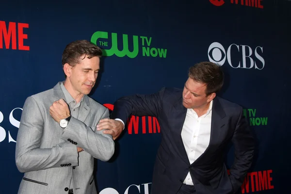 Brian Dietzen, Michael Weatherly — Stock Photo, Image