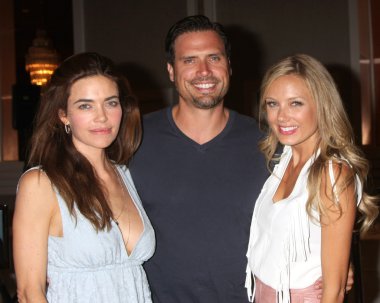 Amelia Heinle, Joshua Morrow, Melissa Ordway