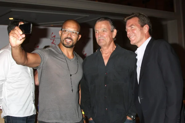 Terrell Tilford, Peter Bergman, Eric Braeden — Stockfoto