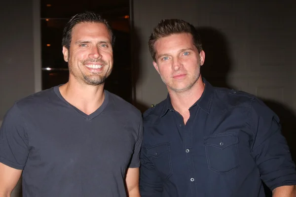 Joshua Morrow, Steve Burton — Zdjęcie stockowe